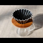 ORIGAMI Coffee Dripper M - Turqoise + AJÁNDÉK / Barshaker Coffee Roasters - Frissen Pörkölt Kávé ( 250g )